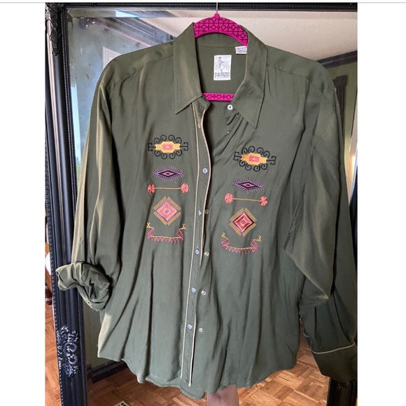 Authentic Vintage Western Button-Up - Picture 1 of 4